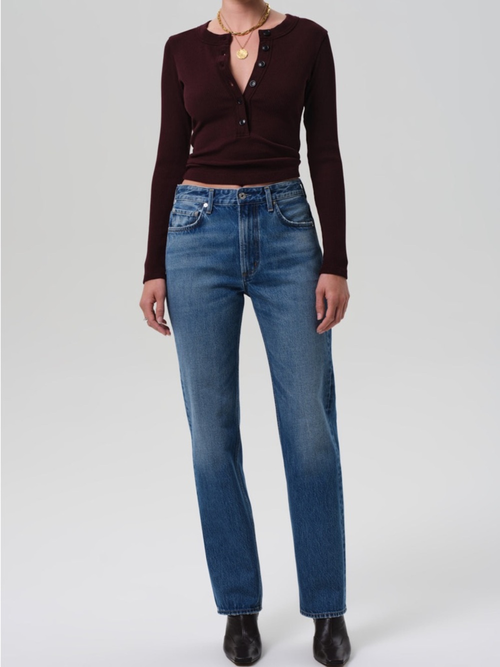 Citizens of Humanity Charlotte High Rise Jeans – Medium Wash | Size 23
